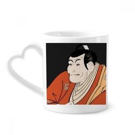 Dıythinker 350 ml Japon Stili Ukiyoe Erkek Kimono Kupaları Seramik Kupa