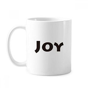 Dıythinker 350 ml Joy Word İlham Verici Sözler Klasik Kupa