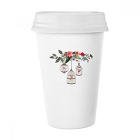 Dıythinker 350 ml Kafes Çiçek Rafı Klasik Kupa