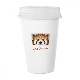 Dıythinker 350 ml Kestane Vahşi Kırmızı Panda Hayvan Klasik Kupa