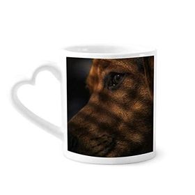Dıythinker 350 ml Köpek Evcil Hayvan Duygusal Resim Kupaları Seramik Kupa