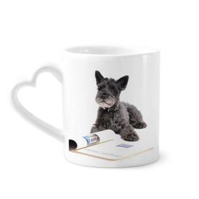 Dıythinker 350 ml Köpek Evcil Hayvan Fotoğrafçılık Resimler Kupaları Seramik Kupa