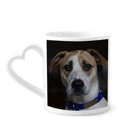 Dıythinker 350 ml Köpek Evcil Hayvan Koyu Resim Kupaları Seramik Kupa