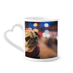 Dıythinker 350 ml Köpek Evcil Hayvan Yalnız Fotoğraf Kupaları Seramik Kupa