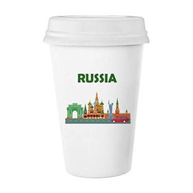 Dıythinker 350 ml Kremlin Heykel Rusya Grafiti Klasik Kupa