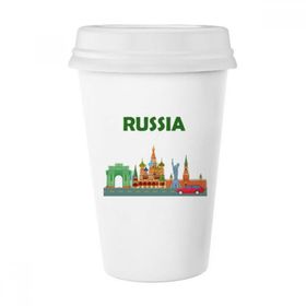 Dıythinker 350 ml Kremlin Heykel Rusya Grafiti Klasik Kupa