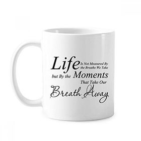 Dıythinker 350 ml Life Moments Nefes Alıntısı Klasik Kupa