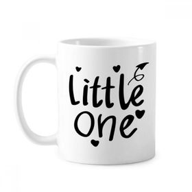 Dıythinker 350 ml Little One Alıntı Klasik Kupa Beyaz Çömlekçilik Seramik Kupa