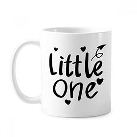 Dıythinker 350 ml Little One Alıntı Klasik Kupa Beyaz Çömlekçilik Seramik Kupa
