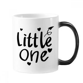 Dıythinker 350 ml Little One Alıntılı Değişen Isıya Duyarlı Renk Kupa