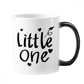 Dıythinker 350 ml Little One Alıntılı Değişen Isıya Duyarlı Renk Kupa