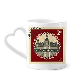 Dıythinker 350 ml London Big Ben Damga Silüeti Britanya BK Kupaları Seramik Kupa