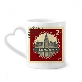 Dıythinker 350 ml London Big Ben Damga Silüeti Britanya BK Kupaları Seramik Kupa
