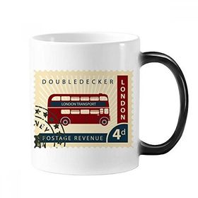 Dıythinker 350 ml London Doubledecker Damga İngiltere İngiltere İngiltere Birleşik Krallık Değişen Renk Kupa