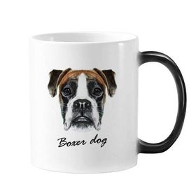 Dıythinker 350 ml Lop-Eard Boxer Köpek Evcil Hayvan Renk Kupa