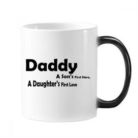 Dıythinker 350 ml Love Hero Daddy Festival Alıntı Değişen Renk Kupa