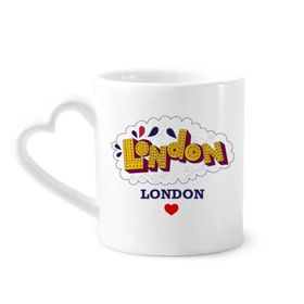 Dıythinker 350 ml Love London Britanya UK Kafes Kupaları Seramik Kupa Seramik Kupa