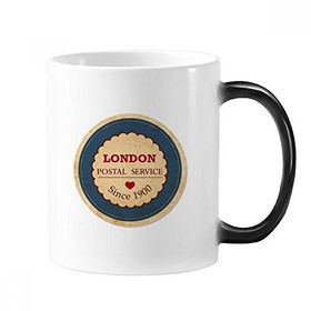 Dıythinker 350 ml Love Uk London Britian England Damga Değişen Renk Kupa