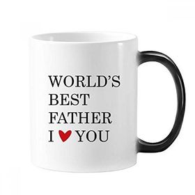 Dıythinker 350 ml Love You Best Father Dad Festival Alıntı Renk Kupa