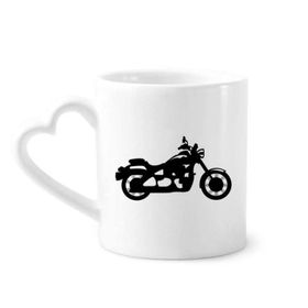 Dıythinker 350 ml Mekanik Motosiklet Siyah Desenli Kupaları Seramik Kupa