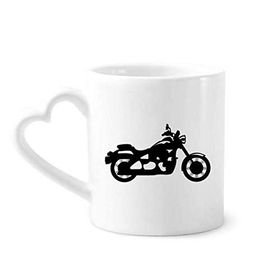 Dıythinker 350 ml Mekanik Motosiklet Siyah Desenli Kupaları Seramik Kupa