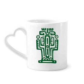 Dıythinker 350 ml Meksika Totems Antik Medeniyet Kaktüs Kupaları Seramik Kupa