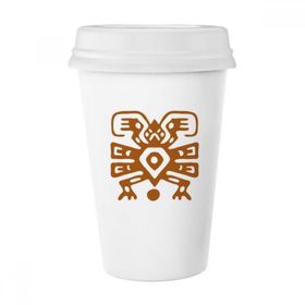 Dıythinker 350 ml Meksika Totems Meksika Antik Medeniyet Klasik Kupa