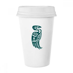 Dıythinker 350 ml Meksika Totems Meksika Kartalı Antik Medeniyet Kuş Klasik Kupa
