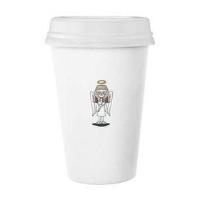 Dıythinker 350 ml Melek Bastet Kanat Halo Yıldız Klasik Kupa