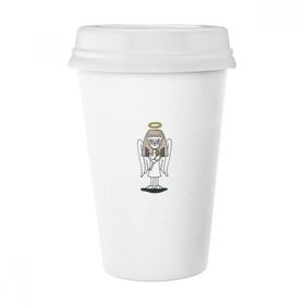 Dıythinker 350 ml Melek Bastet Kanat Halo Yıldız Klasik Kupa