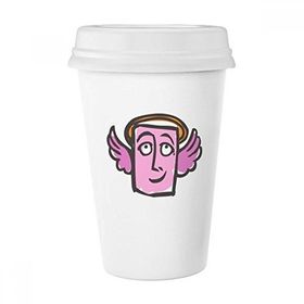 Dıythinker 350 ml Melek Soyut Yüz Eskizi İfadeleri Online Sohbet Klasik Kupa