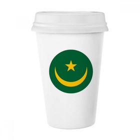 Dıythinker 350 ml Moritanya Afrika Ulusal Amblemi Klasik Kupa
