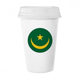 Dıythinker 350 ml Moritanya Afrika Ulusal Amblemi Klasik Kupa