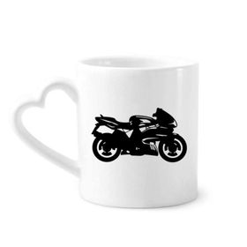 Dıythinker 350 ml Motosiklet Mekanik Siyah İllüstrasyon Kupaları Seramik Kupa