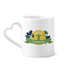 Dıythinker 350 ml Mount Corcovado Hula Brezilya Karnaval Kupaları Seramik Kupa