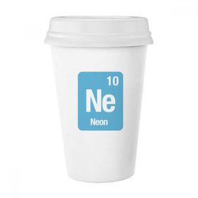 Dıythinker 350 ml Ne Neon Chemical Element Science Klasik Kupa Beyaz Çömlekçilik Seramik Kupa