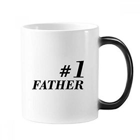 Dıythinker 350 ml No.1 Baba Baba Festival Alıntı Değişen Renk Kupa