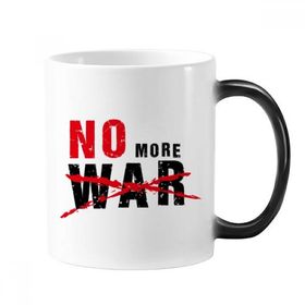 Dıythinker 350 ml No More War Love Peace World Değişen Renk Kupa