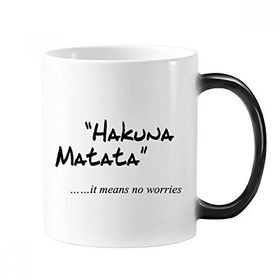 Dıythinker 350 ml No Worries Sözü Değişen Renk Kupa