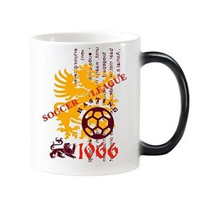 Dıythinker 350 ml Orta Çağ Kültür Ejderha Futbol Ligi Totem Sanat İllüstrasyon Desen Değişen Renk Kupa