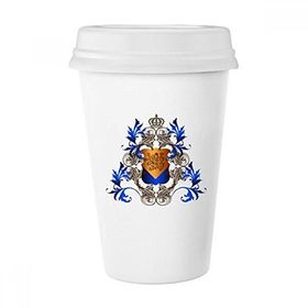 Dıythinker 350 ml Orta Çağ Şövalyeleri Avrupa Taç Amblemi Kalkanı Klasik Kupa