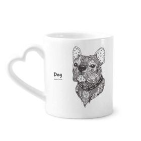 Dıythinker 350 ml Paint Run Dog Friend Company Kupaları Seramik Kupa