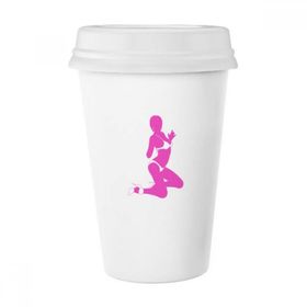Dıythinker 350 ml Pembe Bikini Güzellik Kadın Klasik Kupa