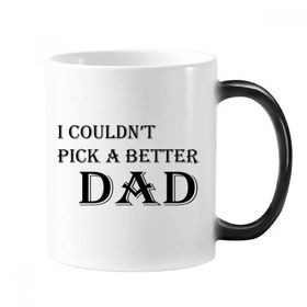 Dıythinker 350 ml Pick A Better Dad Babalar Festivali Alıntı Renk Kupa