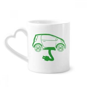 Dıythinker 350 ml Plug Line Enerji Araçları Çevreyi Korur Kupaları Seramik Kupa
