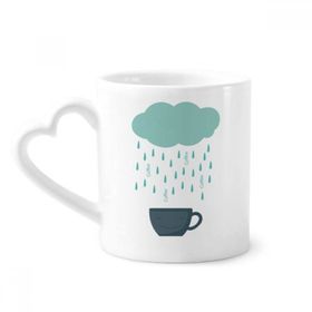 Dıythinker 350 ml Rain Cloud Cup Smile Face Weather Kupaları Seramik Kupa