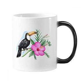Dıythinker 350 ml Ramphastos Toco Tropik Kuş Değişen Renk Kupa
