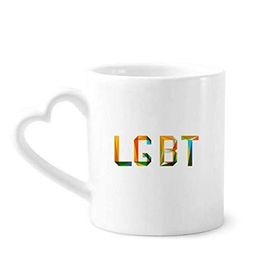 Dıythinker 350 ml Renkli LGBT Gökkuşağı Homo Kupaları Seramik Kupa