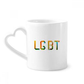 Dıythinker 350 ml Renkli LGBT Gökkuşağı Homo Kupaları Seramik Kupa