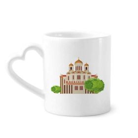 Dıythinker 350 ml Rusya İllüstrasyon Ulusal Sembolü Simgesi Kupaları Seramik Kupa